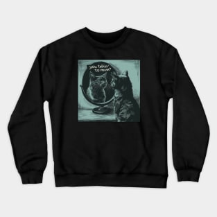 Taxi Meow-der Crewneck Sweatshirt